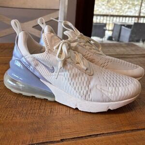 Nike Air Max 270 Sail Oxygen Purple Womens US 11 Sneakers Tennis Shoes